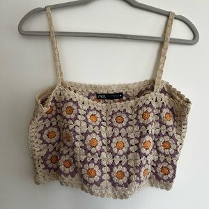 Crochet crop top